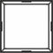 vidaXL - Salontafel - met - gehard - glas - 80x80x35 - cm - zwart