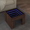 vidaXL - Salontafel - met - Infinity - LED - 40x40x30 - cm - bruin - eikenkleurig