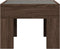 vidaXL - Salontafel - met - Infinity - LED - 40x40x30 - cm - bruin - eikenkleurig