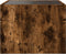 vidaXL - Salontafel - met - Infinity - LED - 40x40x30 - cm - gerookt - eikenkleurig