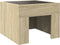 vidaXL - Salontafel - met - Infinity - LED - 40x40x30 - cm - sonoma - eikenkleurig