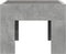 vidaXL - Salontafel - met - Infinity - LED - 40x40x30 - cm - betongrijs