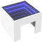 vidaXL - Salontafel - met - Infinity - LED - 40x40x30 - cm - wit