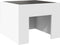 vidaXL - Salontafel - met - Infinity - LED - 40x40x30 - cm - wit