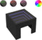 vidaXL - Salontafel - met - Infinity - LED - 40x40x30 - cm - zwart