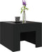 vidaXL - Salontafel - met - Infinity - LED - 40x40x30 - cm - zwart