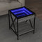 vidaXL - Salontafel - met - Infinity - LED - 40x40x49 - cm - grijs - sonoma - eikenkleur
