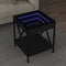 vidaXL - Salontafel - met - Infinity - LED - 40x40x49 - cm - zwart