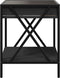 vidaXL - Salontafel - met - Infinity - LED - 40x40x49 - cm - zwart