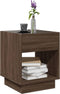 vidaXL - Salontafel - met - Infinity - LED - 40x40x50 - cm - bruin - eikenkleurig