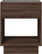 vidaXL - Salontafel - met - Infinity - LED - 40x40x50 - cm - bruin - eikenkleurig
