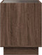 vidaXL - Salontafel - met - Infinity - LED - 40x40x50 - cm - bruin - eikenkleurig