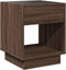 vidaXL - Salontafel - met - Infinity - LED - 40x40x50 - cm - bruin - eikenkleurig