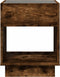 vidaXL - Salontafel - met - Infinity - LED - 40x40x50 - cm - gerookt - eikenkleurig
