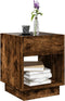 vidaXL - Salontafel - met - Infinity - LED - 40x40x50 - cm - gerookt - eikenkleurig