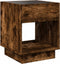 vidaXL - Salontafel - met - Infinity - LED - 40x40x50 - cm - gerookt - eikenkleurig