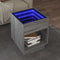 vidaXL - Salontafel - met - Infinity - LED - 40x40x50 - cm - grijs - sonoma - eikenkleur