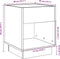 vidaXL - Salontafel - met - Infinity - LED - 40x40x50 - cm - grijs - sonoma - eikenkleur