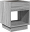 vidaXL - Salontafel - met - Infinity - LED - 40x40x50 - cm - grijs - sonoma - eikenkleur