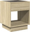 vidaXL - Salontafel - met - Infinity - LED - 40x40x50 - cm - sonoma - eikenkleurig