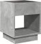 vidaXL - Salontafel - met - Infinity - LED - 40x40x50 - cm - betongrijs