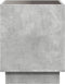 vidaXL - Salontafel - met - Infinity - LED - 40x40x50 - cm - betongrijs