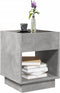 vidaXL - Salontafel - met - Infinity - LED - 40x40x50 - cm - betongrijs