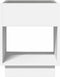 vidaXL - Salontafel - met - Infinity - LED - 40x40x50 - cm - wit