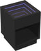 vidaXL - Salontafel - met - Infinity - LED - 40x40x50 - cm - zwart