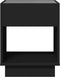 vidaXL - Salontafel - met - Infinity - LED - 40x40x50 - cm - zwart