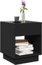 vidaXL - Salontafel - met - Infinity - LED - 40x40x50 - cm - zwart