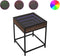 vidaXL - Salontafel - met - Infinity - LED - 40x40x51 - cm - bruin - eikenkleurig