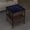 vidaXL - Salontafel - met - Infinity - LED - 40x40x51 - cm - bruin - eikenkleurig