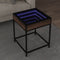 vidaXL - Salontafel - met - Infinity - LED - 40x40x51 - cm - bruin - eikenkleurig