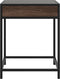vidaXL - Salontafel - met - Infinity - LED - 40x40x51 - cm - bruin - eikenkleurig