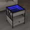 vidaXL - Salontafel - met - Infinity - LED - 40x40x51 - cm - grijs - sonoma - eikenkleur