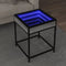 vidaXL - Salontafel - met - Infinity - LED - 40x40x51 - cm - grijs - sonoma - eikenkleur
