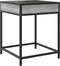 vidaXL - Salontafel - met - Infinity - LED - 40x40x51 - cm - grijs - sonoma - eikenkleur