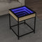vidaXL - Salontafel - met - Infinity - LED - 40x40x51 - cm - sonoma - eikenkleurig