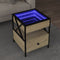 vidaXL - Salontafel - met - Infinity - LED - 40x40x51 - cm - sonoma - eikenkleurig