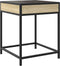 vidaXL - Salontafel - met - Infinity - LED - 40x40x51 - cm - sonoma - eikenkleurig