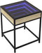 vidaXL - Salontafel - met - Infinity - LED - 40x40x51 - cm - sonoma - eikenkleurig