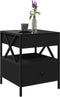 vidaXL - Salontafel - met - Infinity - LED - 40x40x51 - cm - zwart