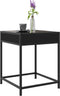 vidaXL - Salontafel - met - Infinity - LED - 40x40x51 - cm - zwart