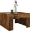 vidaXL - Salontafel - met - Infinity - LED - 50x50x30 - cm - gerookt - eikenkleurig