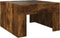 vidaXL - Salontafel - met - Infinity - LED - 50x50x30 - cm - gerookt - eikenkleurig