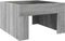 vidaXL - Salontafel - met - Infinity - LED - 50x50x30 - cm - grijs - sonoma - eikenkleur