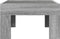 vidaXL - Salontafel - met - Infinity - LED - 50x50x30 - cm - grijs - sonoma - eikenkleur