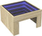 vidaXL - Salontafel - met - Infinity - LED - 50x50x30 - cm - sonoma - eikenkleurig