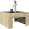 vidaXL - Salontafel - met - Infinity - LED - 50x50x30 - cm - sonoma - eikenkleurig
